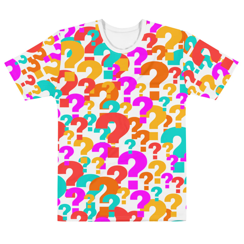 Colorful Heart Question Mark 3 - 3D Printing Question review and price