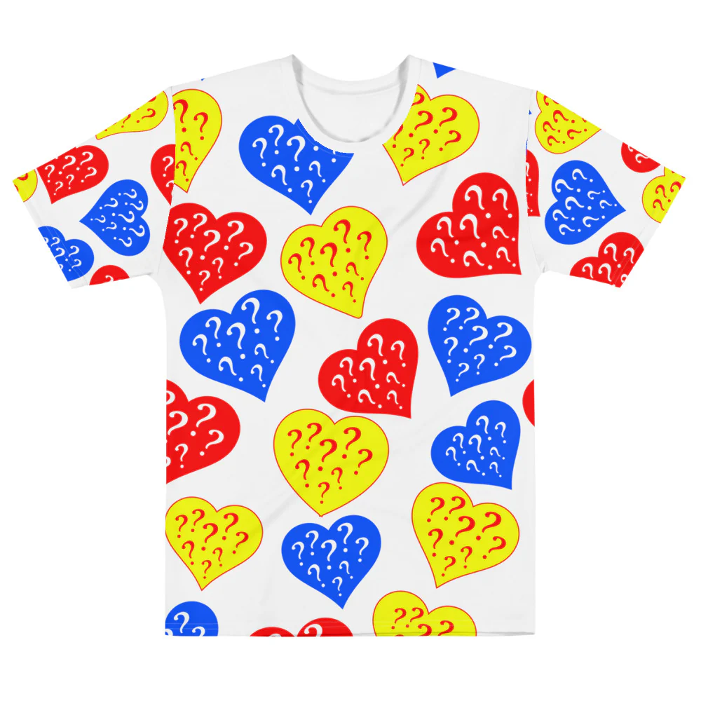 Colorful Heart Question Mark 3 - 3D Printing Question review and price