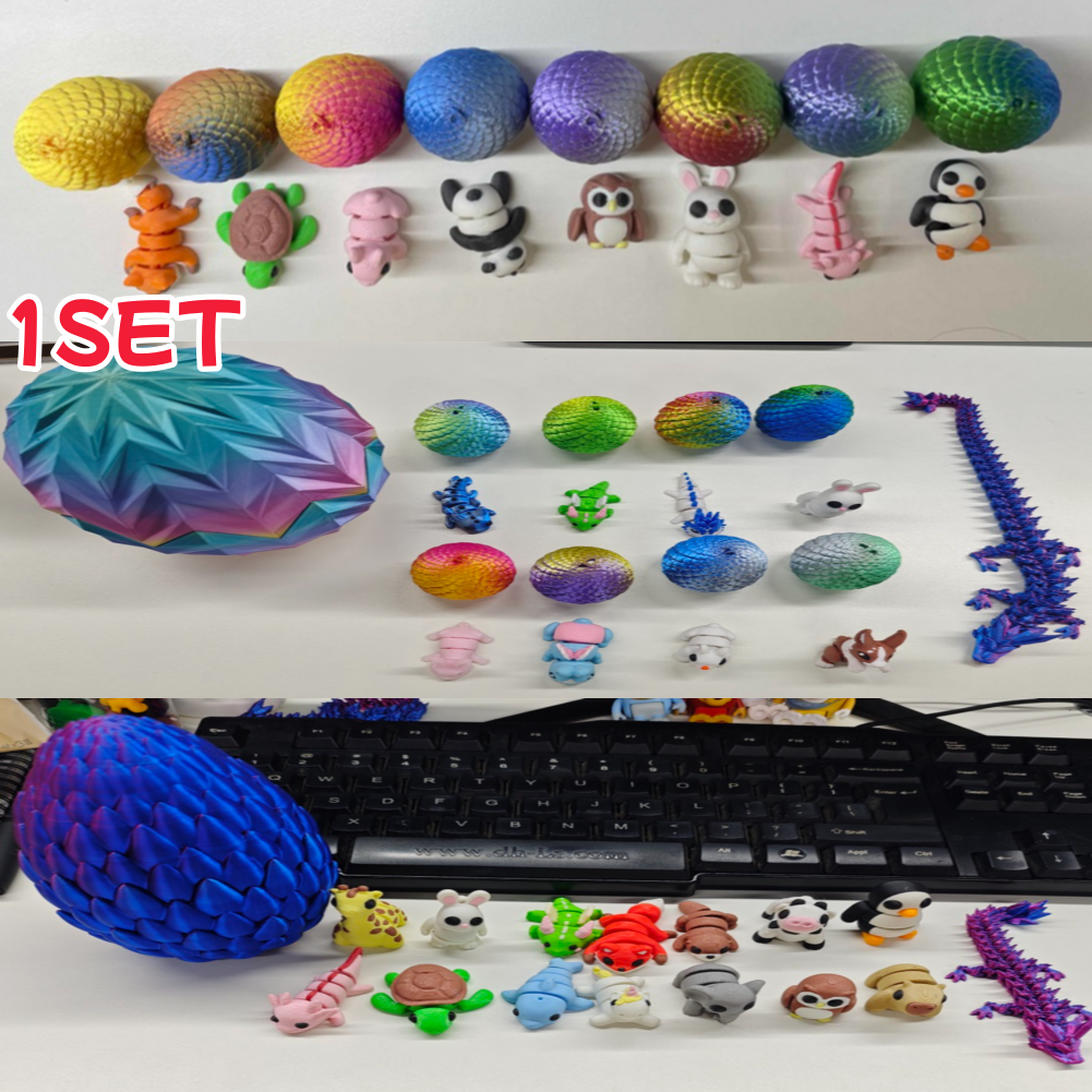 1Set 3D Printed Dragon Eggs wi - 3D Printing Egg review and price