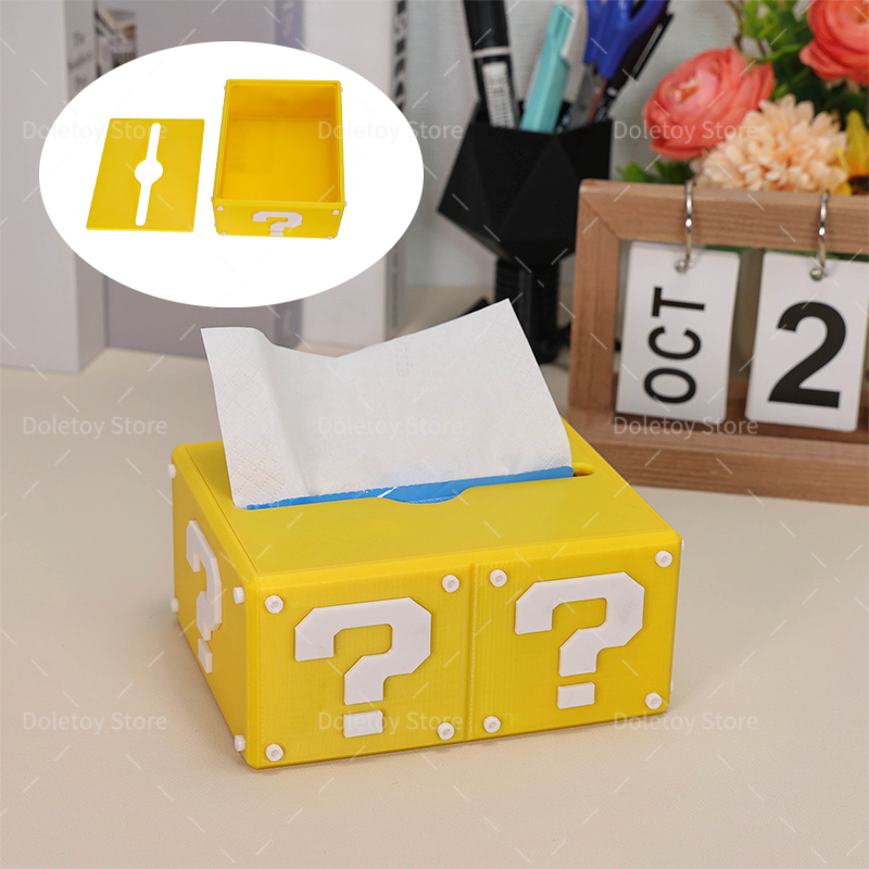 Question Mark Block Tissue Box - 3D Printing Question review and price