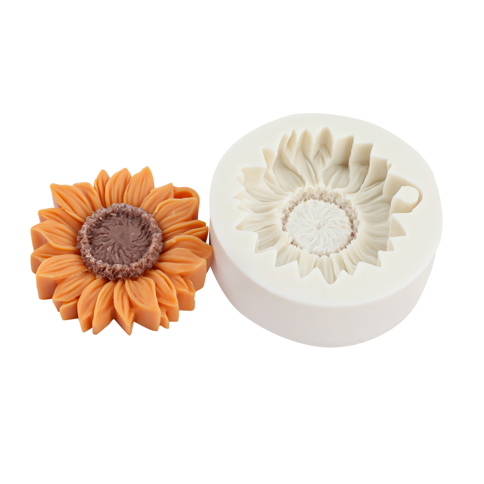 3D Sunflower Candle Mold Silic - 3D Printing Concrete review and price