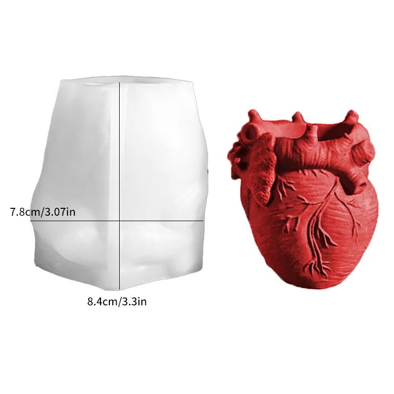 Heart Flowerpot Vase Resin Sil - 3D Printing Concrete review and price