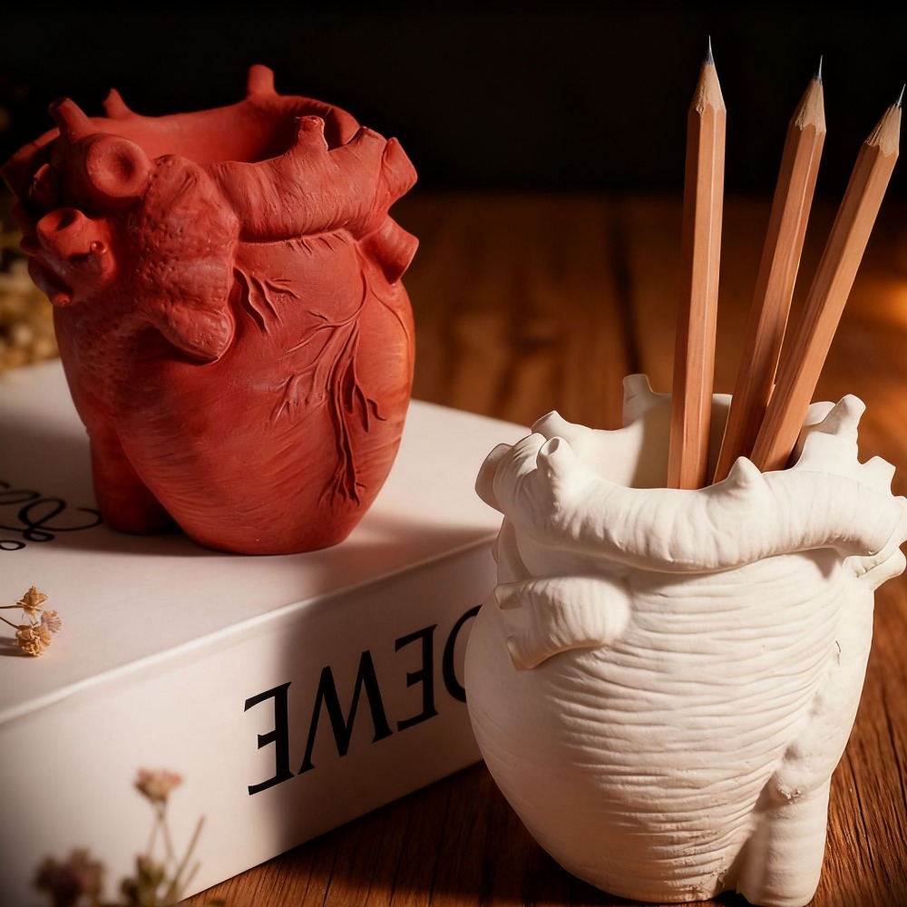 Heart Flowerpot Vase Resin Sil - 3D Printing Concrete review and price