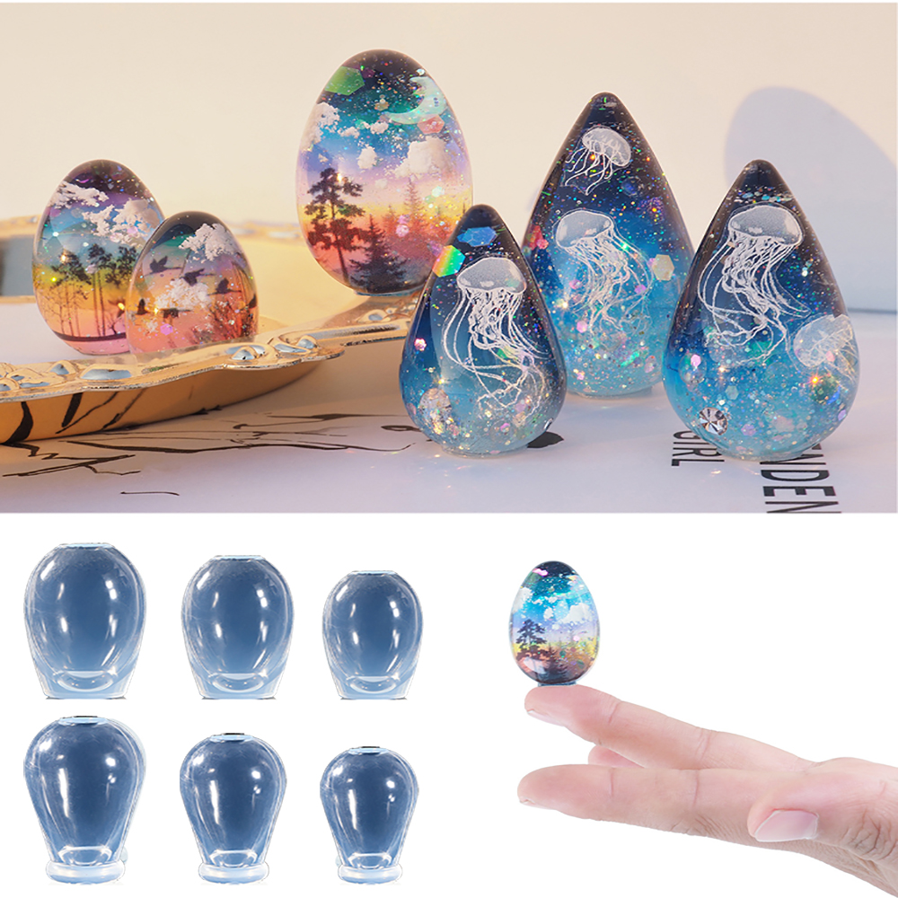 Epoxy Resin Moulds Resin Ornam - 3D Printing Egg review and price
