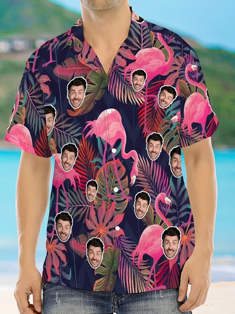 Custom Face Pink Flamingo Prin - 3D Printing Foto review and price