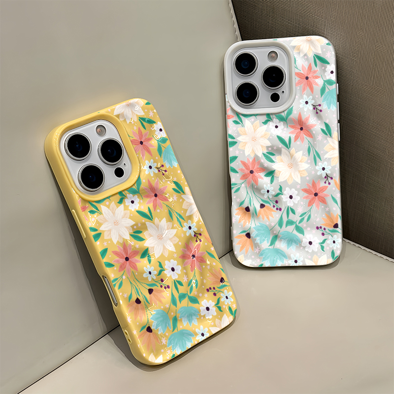 Leaves Flower Print Phone Case - 3D Printing Iphone review and price