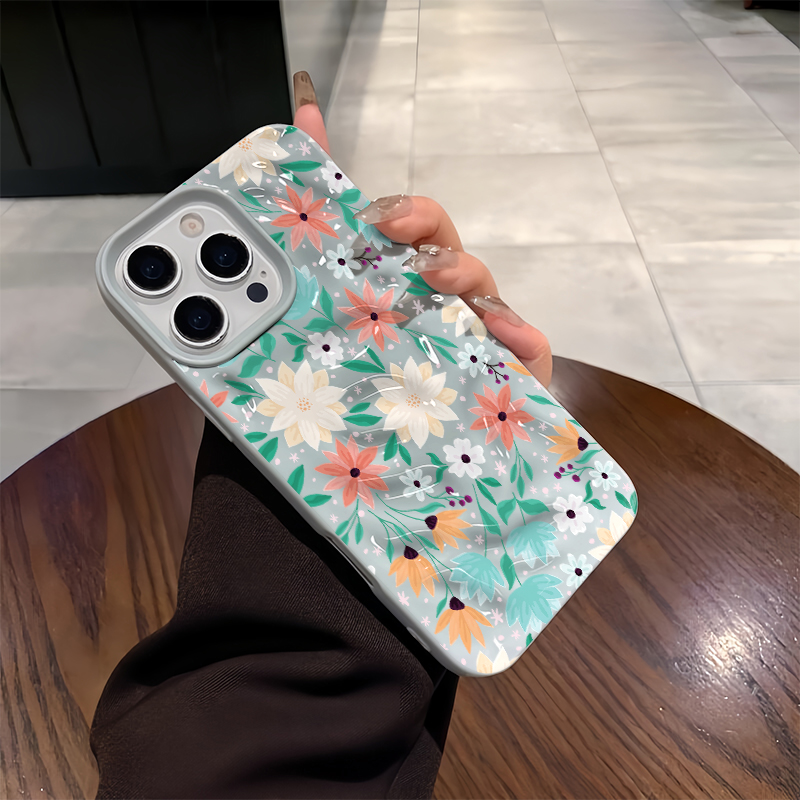 Leaves Flower Print Phone Case - 3D Printing Iphone review and price