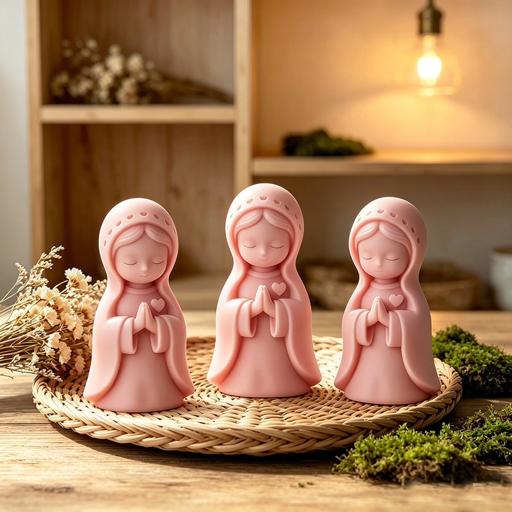3D Praying Girl Silicone Mold  - 3D Printing Concrete review and price