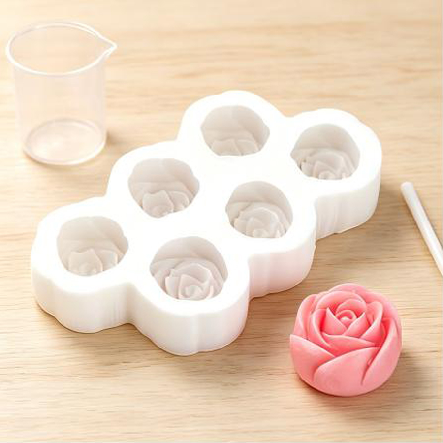 6pcs Set of Rose Flower Silico - 3D Printing Concrete review and price