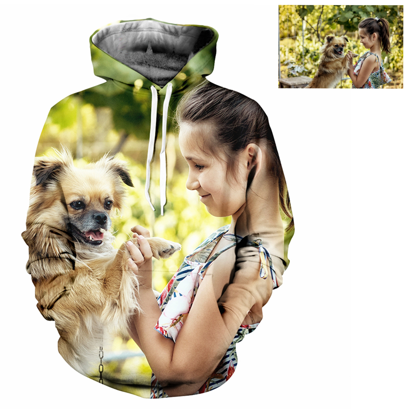 Custom 3D Print Hoodie For Men - 3D Printing Foto review and price