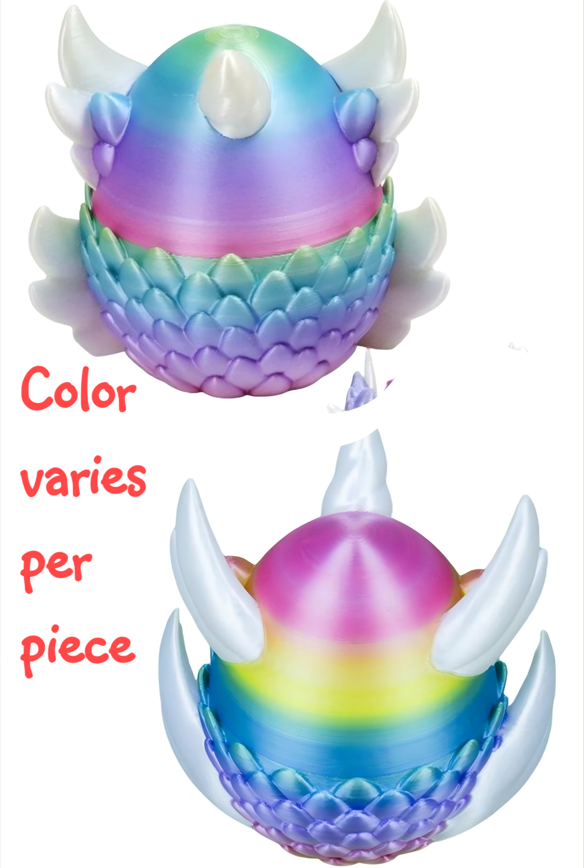 Gradient 3D Printed Dragon Egg - 3D Printing Egg review and price