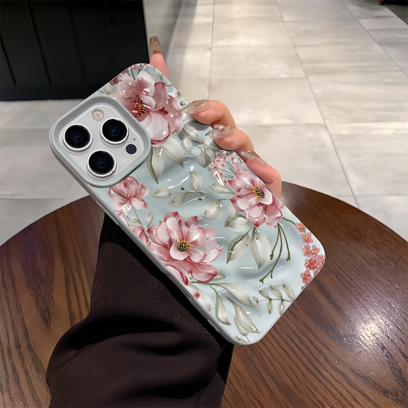 Luxury Flower Print Case For i - 3D Printing Iphone review and price