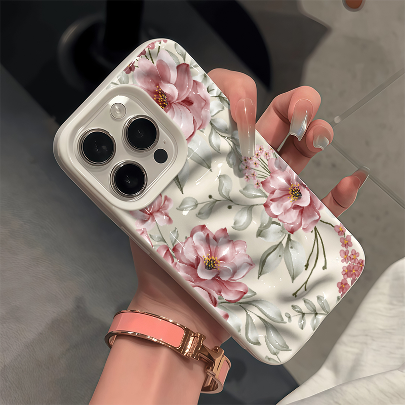 Luxury Flower Print Case For i - 3D Printing Iphone review and price