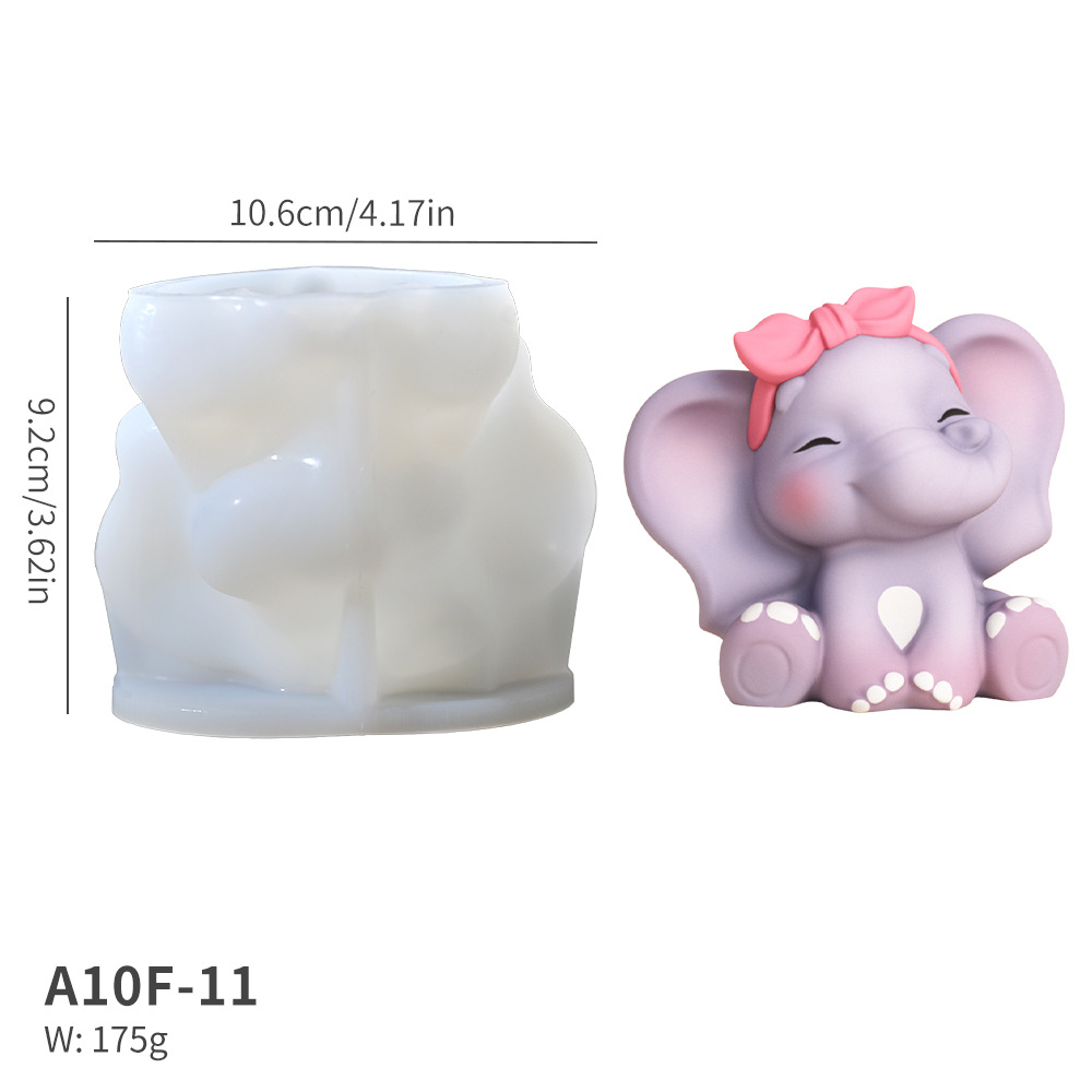 3D Cute Elephant Silicone Mold - 3D Printing Concrete review and price