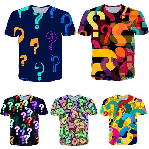 Interesting Question Mark T-sh - 3D Printing Question review and price