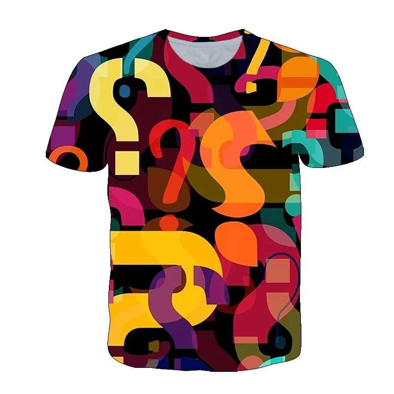 Fun Question Mark T Shirt For  - 3D Printing Question review and price