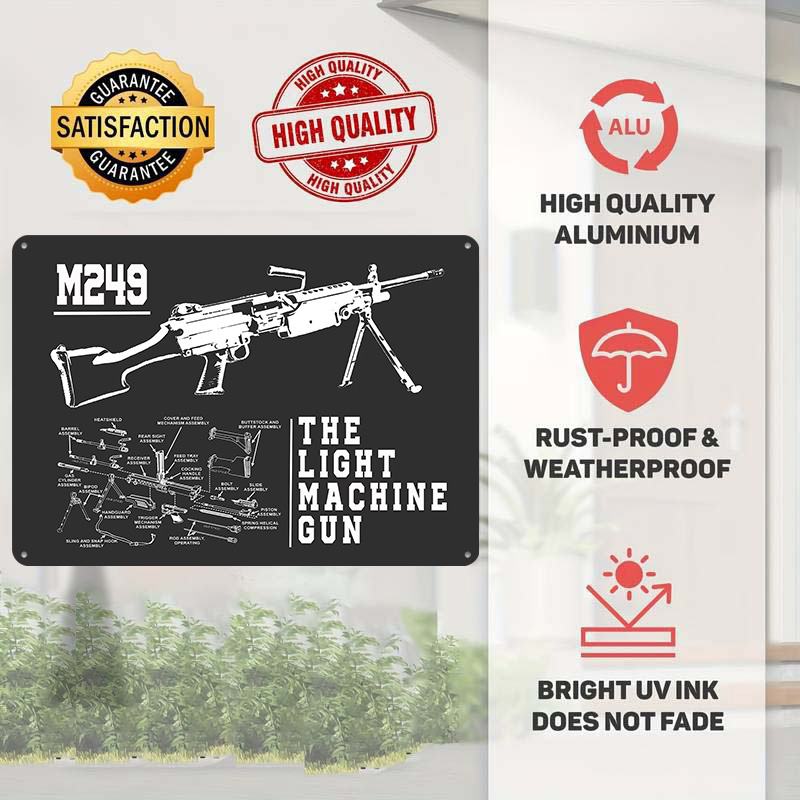 M249 The Light Machine Gun 3D  - 3D Printing House Machine review and price