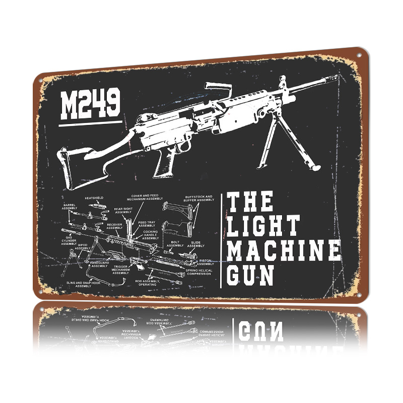 M249 The Light Machine Gun 3D  - 3D Printing House Machine review and price