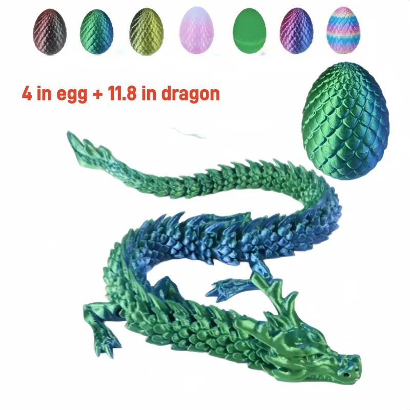 3D Printed Chinese Dragon Egg  - 3D Printing Egg review and price