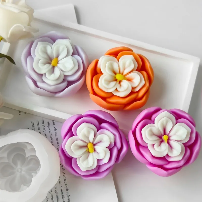 6cm Rose Flower Candle Silicon - 3D Printing Concrete review and price