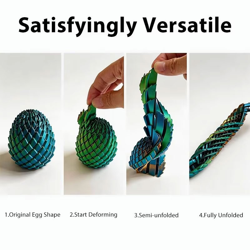 3D Printed Twisted Dragon Egg  - 3D Printing Egg review and price