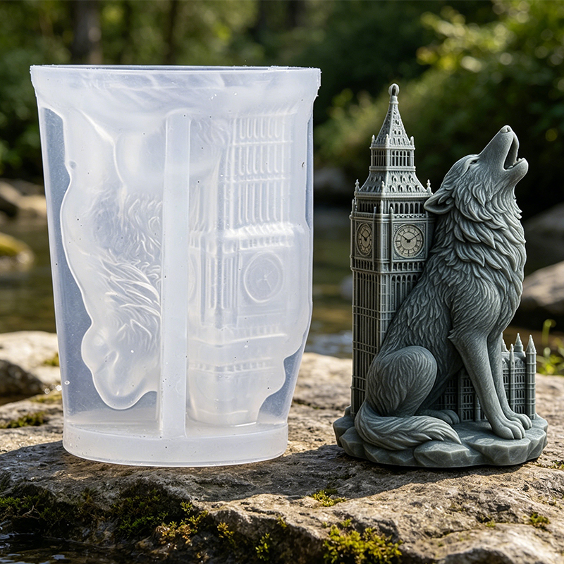 3D Wolf Big Ben Indian Elephan - 3D Printing Concrete review and price