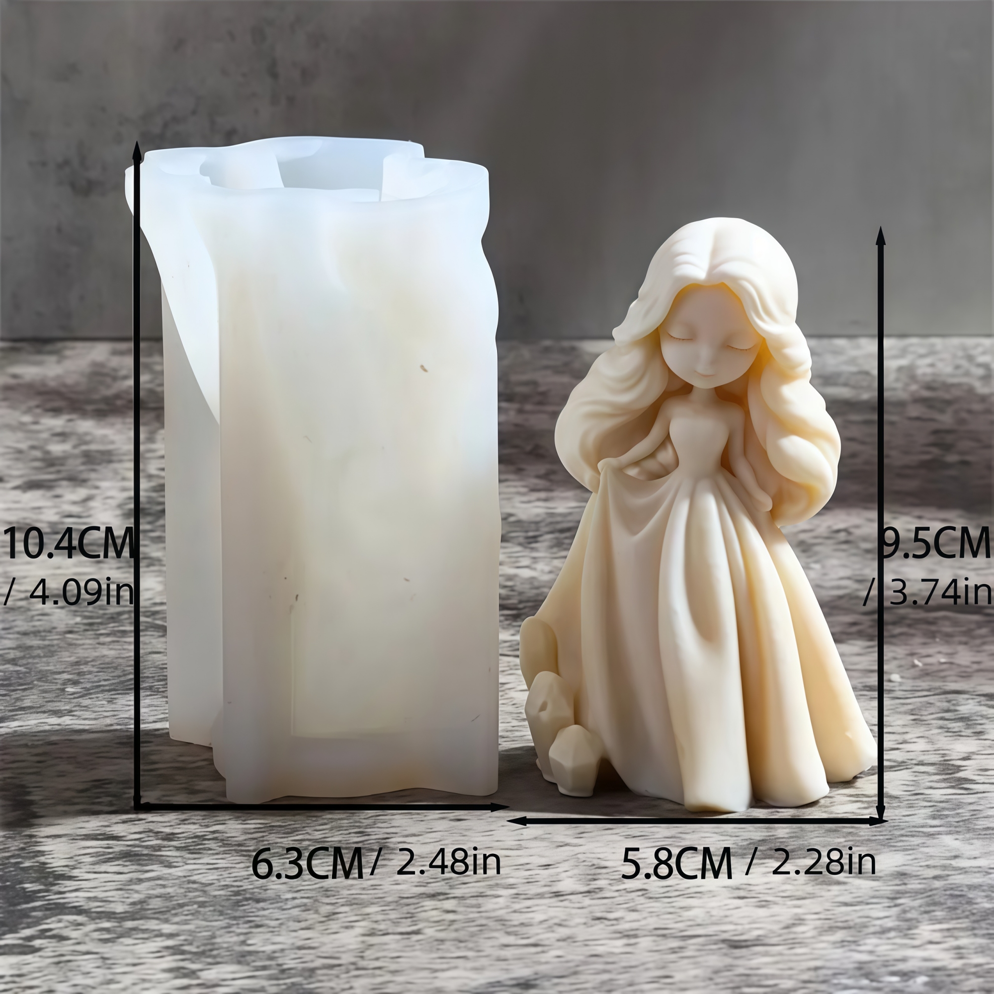 3D Sweet Princess Doll Silicon - 3D Printing Concrete review and price
