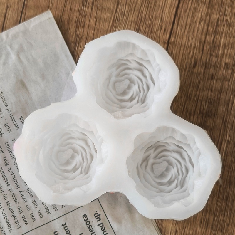 3pcs/set Peony Flower Candle S - 3D Printing Concrete review and price