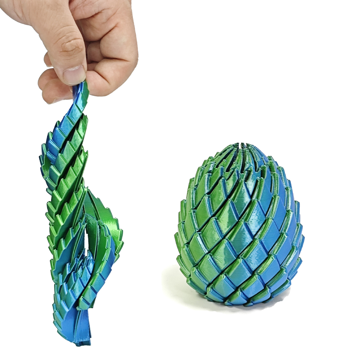 NEW 3D Printed Spiral Fidget D - 3D Printing Egg review and price