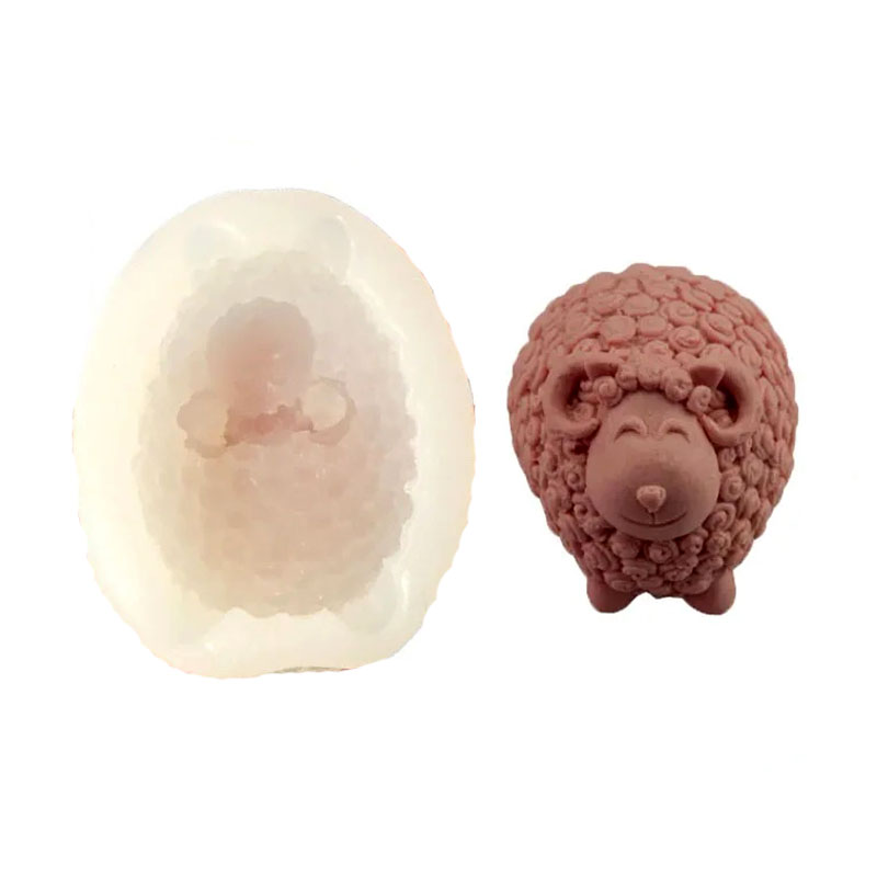 3D Sheep Candle Silicone Mold  - 3D Printing Concrete review and price