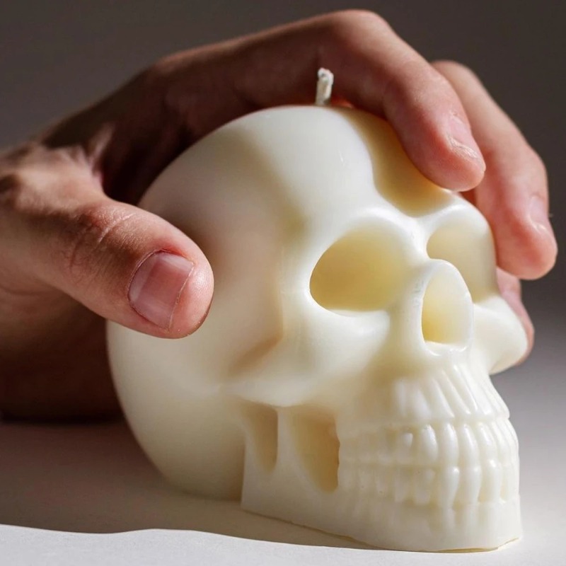 3D Skull Silicone Candle Molds - 3D Printing Concrete review and price
