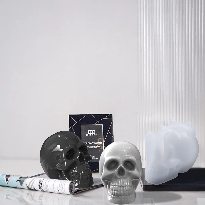 3D Skull Silicone Candle Molds - 3D Printing Concrete review and price