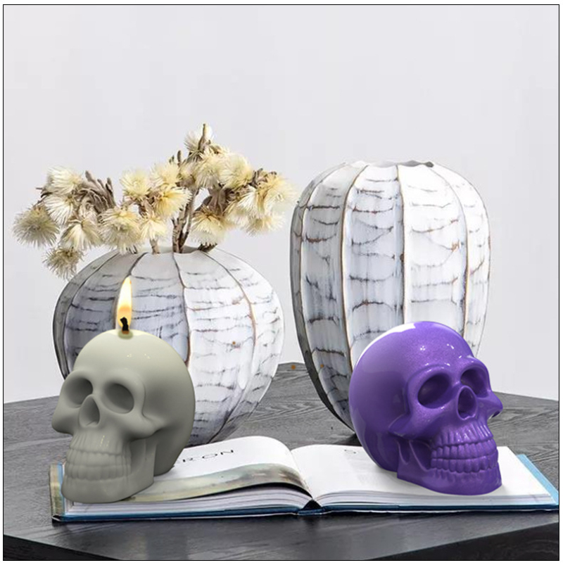 3D Skull Silicone Candle Molds - 3D Printing Concrete review and price